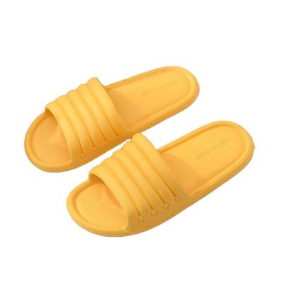 China Cushioning Women's Summer Slippers Indoor Floor Non-Slip Bathroom Slippers Men's Slippers for sale