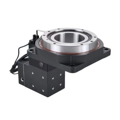 China Right Angle Hollow Rotary Table High Accuracy 360 Degree Rotation Rotating Platform Table for sale