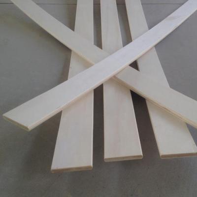 China Traditional Hot Sale Poplar/Brich/Pine Plywood Bed Frame Curved LVL For Bed Slat for sale