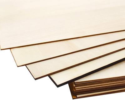 China Traditional laser cut plywood basswood plywood 3mm for sale