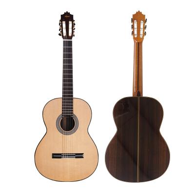 China OEM Factory Cedar Top Aiersi Classical Guitar 39 Inch Solid Gloss Nylon High Quality Paint-Stitch Top Cedar Top Aiersi Classical Guitar for sale