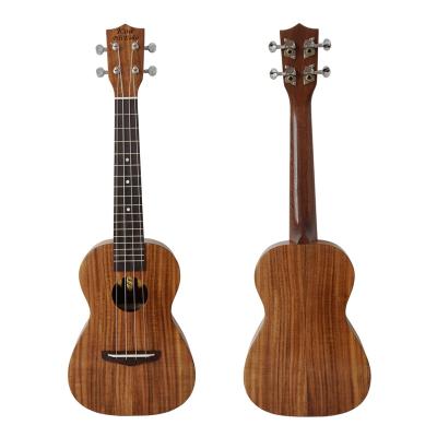 China Solid Koa Aiersi Brand All Solid Concert Ukulele Handmade Koa Aiersi Brand for sale