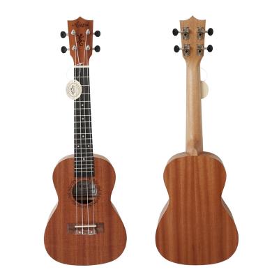 China Aiersi laminated mahogany brand 23 inch concert ukulele porcelain mahogany ukulele handmade wholesale for sale