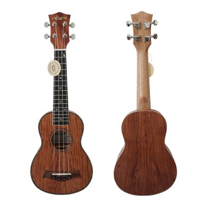 China Aiersi brand Palisander ukulele soprano Palisander ukulele wholesale 21 inch ukulele factory price guitar for sale