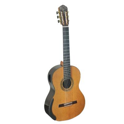 China Fir/Cedar Aiersi Brand Master Grade Solid Handmade Lattice Binding Classical Guitar with Import Guitar Strings for sale