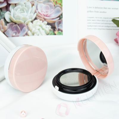 China Round bb cushion cosmetic customized air base compact liquid bb cushion packaging for sale