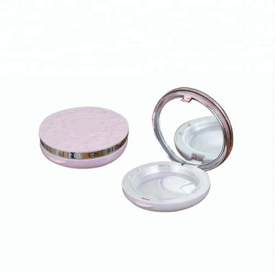 China Recycled Materials Empty Double Layer Makeup Compact Powder Case Packaging for sale