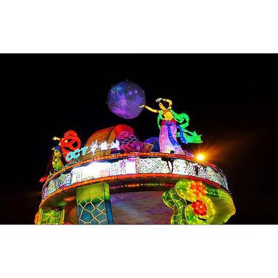 China Outdoor Festival Indoor Chinese Supplier Lantern Colorful Cartoon Figure Lantern For Outdoor Decoration for sale