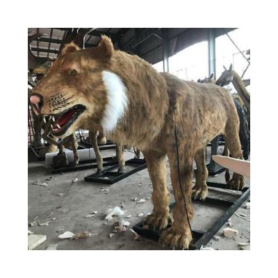 China Realistic Animals Lion Model For Escape Room Animatronic Functional Custom Jungle for sale