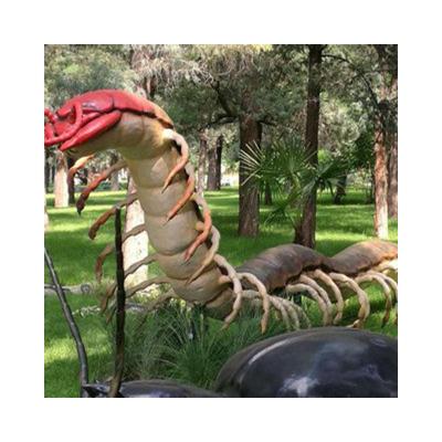 China Functional Custom Animatronic Bug With Motion Big Size Centipede Pattern for sale