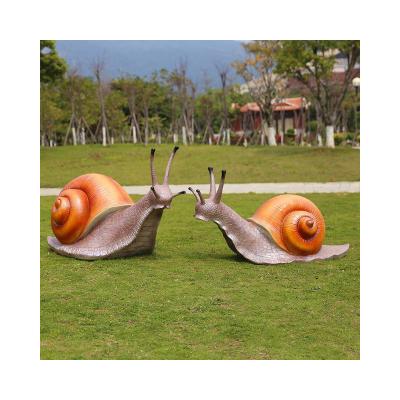 China Functional Custom Simulation Insect Decoration Park Snial Snail Animal Model For Sale for sale