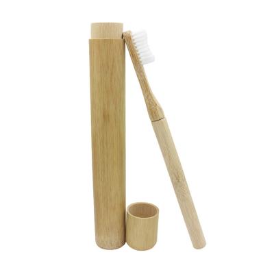 China Sustainable Biodegradable Breathable Portable Outdoor Bamboo Toothbrush Travel Case Set for sale