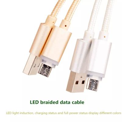 China 2022 Multi Factory 3A Data Transfer Function USB Charging Cable Led USB Cable Micro USB Type C Luminous Charging Cords For iPhone And Phone Cords from android for sale