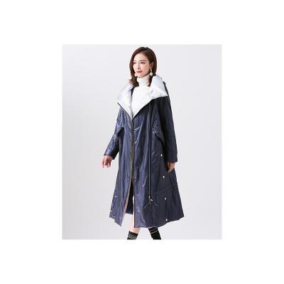 China Breathable the new style of fashionable and fashionable women's outerwear is lightweight and comfortable silk down jacket for sale