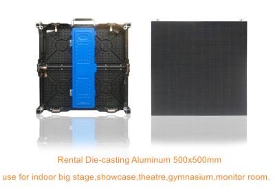 China P3.91 Indoor Full Color Rental LED Video Display Panel 500x500mm for sale