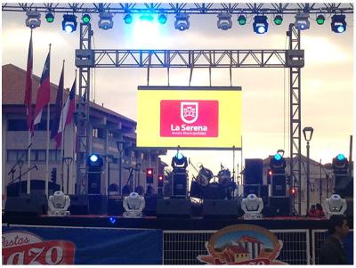 China P6.25 RGB Matrix Outdoor led screen stage For Live Concert , 1920Hz Refresh Rate for sale