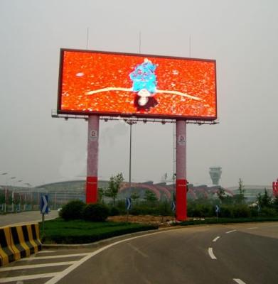 China High Definition P10 Outdoor Full Color Led Display Rgb 10000 Dots / Sqm for sale