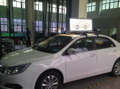 China HD Taxi Led Display Advertising , Two Sides taxi led screen High Brightness for sale