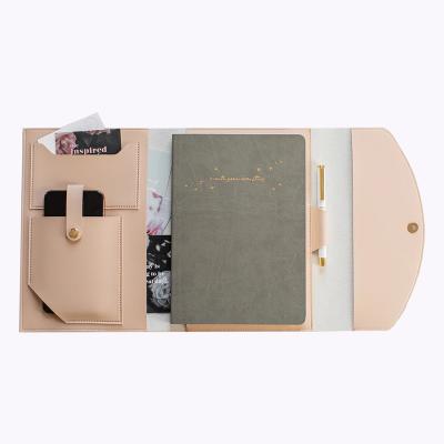 China Wholesale Customs PU Leather Document Folder Bag Office Desk Organizer File Bag Notebook Folder Bag for sale