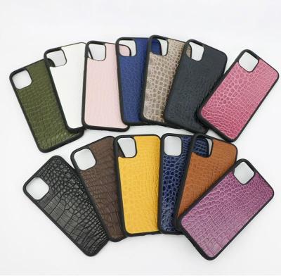 China Phone Cover Device Customized Crocodile Pattern PU Leather Phone Case For iPhone 11 12 Pro Max 13 Phone Cover Device for sale