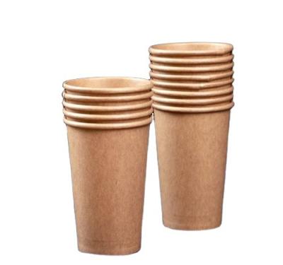 China Composting Eco - Friendly PE Or PLA Kraft Paper Composting Paper Sustainable For 8oz Coffee Cup for sale