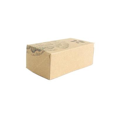 China Recyclable Wholesale Biodegradable Kraft Paper Sushi Food Packaging Boxes for sale