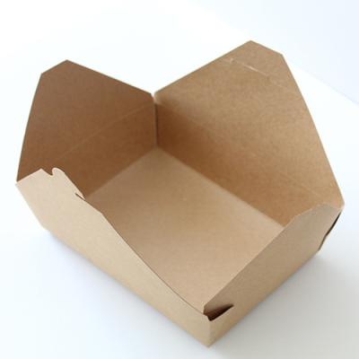 China Recycled Disposable Sunkea Packaging Materials Paper Lunch Boxes , Food Grade Paper Boxes With Logo for sale