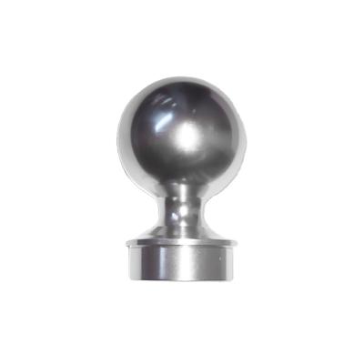 China Highly rust-resistance and anti-oxidation aluminum balustrade ball cup for 50mm aluminum pipe for sale