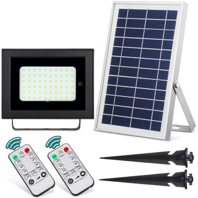 China SunBonar Amazon direct sale Factory Price Long-time Lighting 60leds Led Outdoor Solar Flood Lights for the garden lighting for sale