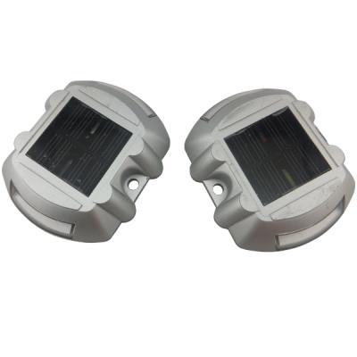 China Sunbonar Moon Shape Road Stud Dock Deck Solar Road Stud Solar Flashing Traffic Guid Stud for sale