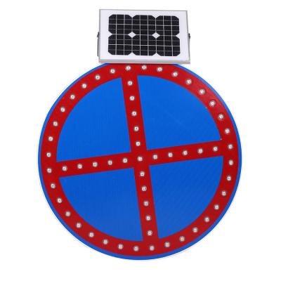 China Customized Road Safety high good quality Reflector Solar backlight reflective road led solar traffic sign road safety for sale