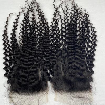 China Italy Curly 6x6 HD Lace Frontal 10A Brazilian Frontal Closure Human Hair 100% Unprocessed Virgin Ear to Ear Lace Frontal Human Hair Pre Plucked with Baby Hair 150% natural color for sale