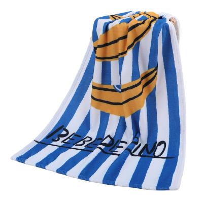 China Lightweight QUICK DRY Best Selling Large Microfiber Cotton Free Cotton Suede Printed Custom Large Woven Beach Towel for sale