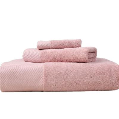 China Different Logo Sizes Comfortable Customized Hotel Towel Sets For Luxury Spa 100% Cotton Hotel Towels for sale