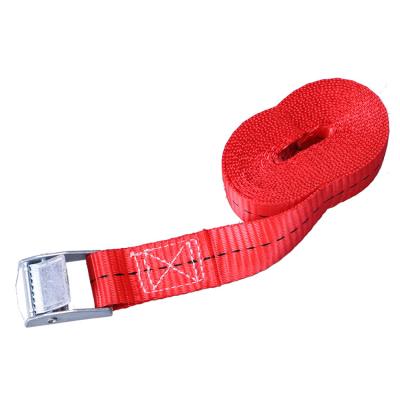 China Cheap Cargo Safety Cam Buckle Tie Down Strap 25mm 250kgs for sale