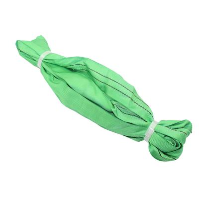 China 2T 4M Green Endless Round Goods Lifting Sling for sale