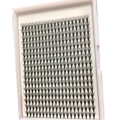 China Natural 5d eyelashes hybrid lashes 10d 12d 14d 20d premade fans different eyelash extensions fan seller private label for sale