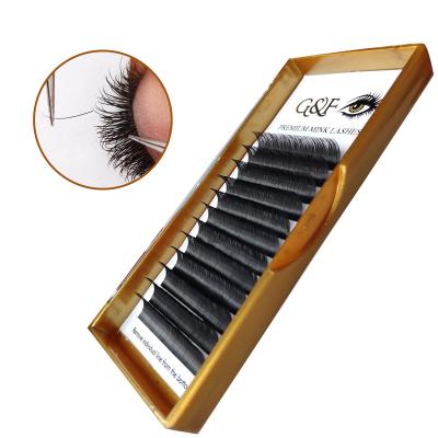 China Premium 0.03mm 0.05mm Custom Private Label Boxes of Different Eyelash Extension Extremely Soft Single 0.07mm Free Samples for sale