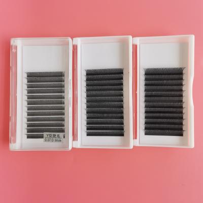 China New Extremely Soft Private Label Fashion YY Volume Lashes 8-15mm C and D Curl Y Shape Wick YY Lashes Eyelash Extension for sale