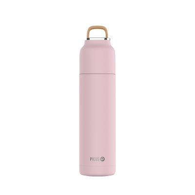 China Sustainable PICUS Wide Mouth Vacuum Double Wall Stainless Steel Water Bottle With Lid for sale