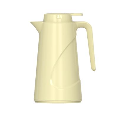 China PORTABLE Arabic Glass Coffee Inner Jug Gulf Jug Vacuum Thermos 1.0L Plastic Coffee Pot for sale