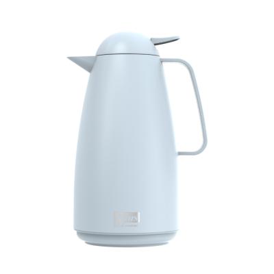 China PORTABLE HIQ Plastic Shell Vacuum Jug Glass Coffee Jug Insulated Insulated Kettle for sale