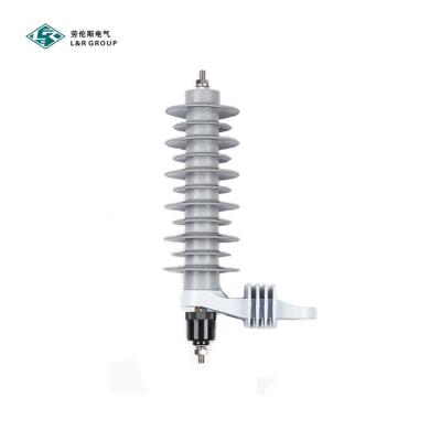 China Nonlinear Resistor Type Surge Protection Overload Voltage 33kV Metal Oxide Metal Oxide Arrester Lighting Arrester for sale