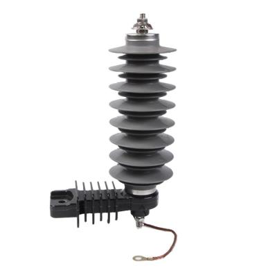 China 33kV 10kA Polymer Lightning Arrester Surge Distribution Transmission Line / Line Arrester for sale