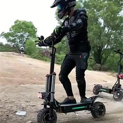 中国 60v 25Ah/28Ah 5600W Power New 11 inch Off-road tire scooter brushless with Hydraulic suspension and brake for adults 販売のため