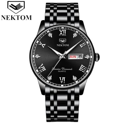 China Relogio Masculino Clock Top Brand Ultrathin Minimalist Montre Homme Quartz Wristwatches Automatic Date Mens Watches NEKTOM Luxury for sale