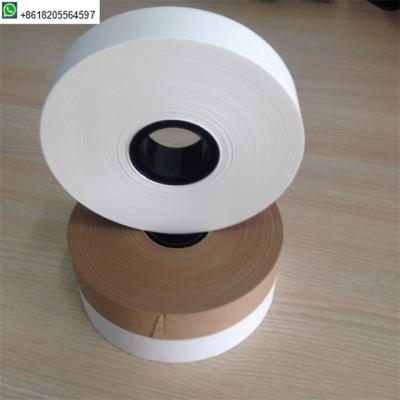 China Wrapping Machine Width 30mm Money Currency Wrapping Banknotes Tie Tape Paper Tape Roll For Bank Use for sale