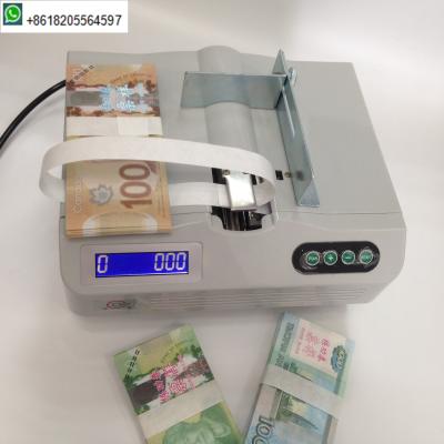 China 20mm Food Money Strip Machine Paper Banknote Tying Binding Machine for sale