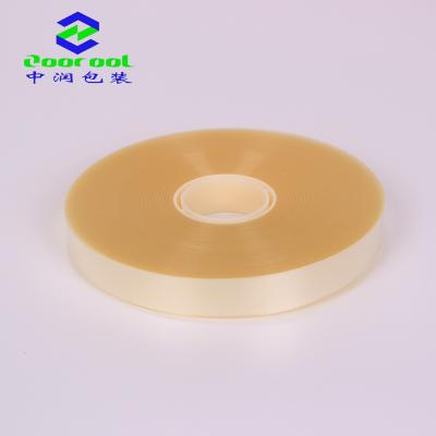 China OPP Moisture Proof Plastic Band Hot Melt Strapping Roll 20mm Wide For Band Strapping Machine Tabletop Use for sale