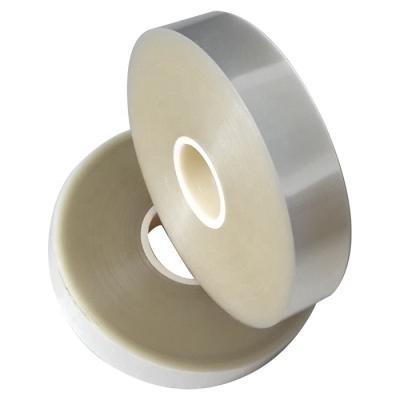 China Heat Resistant Plastic Band Roll OPP Band Roll For Packing Labels OPP Plastic Roll for sale